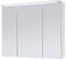Spiegelschrank Badschrank Spiegel Badhängeschrank Badmöbel Kirkja I Weiß/Weiß 80 cm