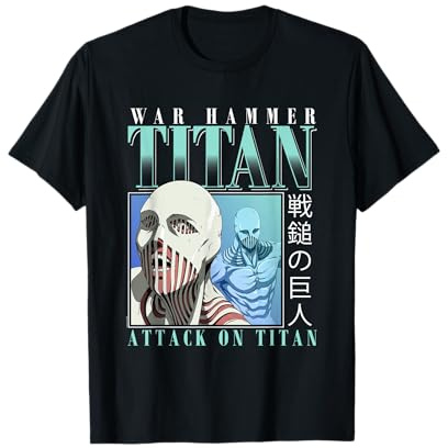 Attack on Titan Season 4 War Hammer 90's Collage Anime T-Shirt