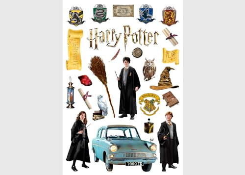 Harry Potter Kinderzimmer Wandstickers, Wandtattoo junge deko von AG Design 42,5 x 65 cm | ADK 1654