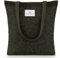 Emma Jonasson Jutebeutel mit Reißverschluss - Tote bag mit animal print, Leo Shopper, Einkaufstasche - Perfekte Geschenke für Frauen, Strandtasche, Stofftasche groß grün, Stoffbeutel, Tasche Damen