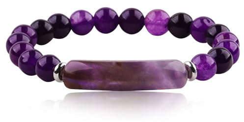 Handgefertigtes Jade-Armband, Natürliche Heilsteine Armband, aus Mehreren Jade-Perlen und Einer Jade-Plakette Aneinandergereiht, 7,1 IN Lang，Kann als Geschenk Verwendet Werden