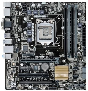 WLTDYZZLDN Carte Mère Fit for ASUS Q170M-C Micro ATX, Socket Intel Q170 LGA 1151, Compatible avec Les Processeurs Core I3 6100, 6300, 7100, I5 6400, 6500, 7500, I7 6700, 7700 Carte Mere