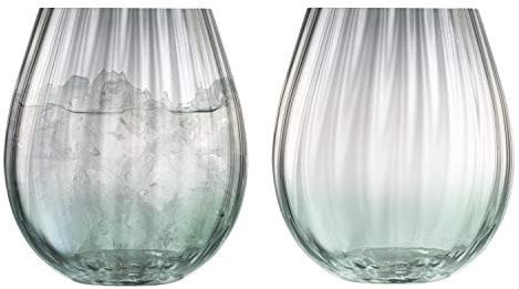 LSA International Tumbler, Green/Grey, 2 Count (Pack of 1)