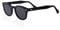 XLAB 8004 Occhiali da sole stile moscot, 48mm, Nero/Fumo, Unisex