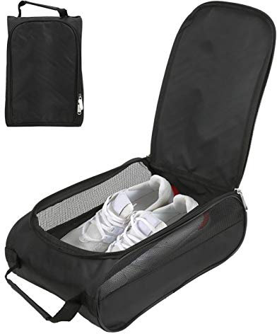 Golfschuh-Tasche Tragbare Robuste Nylon-atmungsaktive Schuh-Aufbewahrungstasche mit Großer Kapazität für Golfaktivitäten Reisen für Verschiedene Schuhe