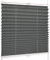 SchattenFreude Basic Klemmfix-Plissee für Fenster | Mit Klemm-Haltern | Ohne Bohren | Anthrazit, Breite: 125cm x Höhe: 150cm