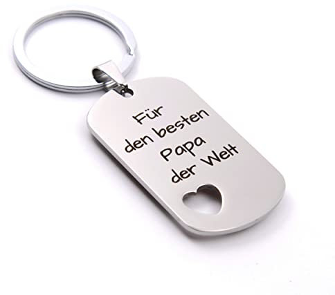 Geschenkeritter – Geschenk für Papa – Schlüsselanhänger Für den besten Papa der Welt – Vatertagsgeschenk – Papa Geschenk Geburtstag