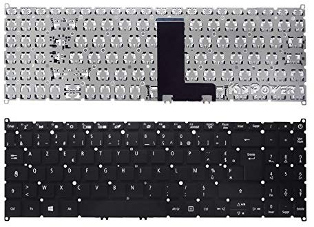 KinPower Clavier Azerty Français Compatible avec Acer Aspire 3 A315-55 A315-55G sans Rétroéclairage