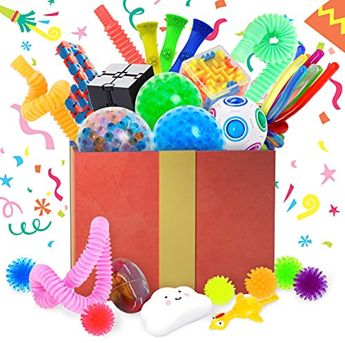 ZaxiDeel Fidget Toy Set, A Surprise Gift Box for Boys and Girls, Sensory Fidget Toys Set for All Needs