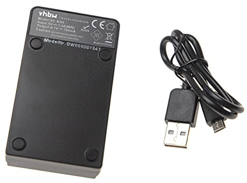 vhbw USB Ladegerät kompatibel mit XiaoYi Yi M1 Kamera Camcorder Action Cam-Akku - Ladeschale