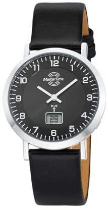 Master Time Funk Quarz Damen Uhr Analog-Digital mit Leder Armband MTLS-10739-22L