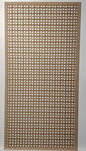 LaserKris MS5 Grille décorative murale en panneau MDF perforé 1200 x 610 mm
