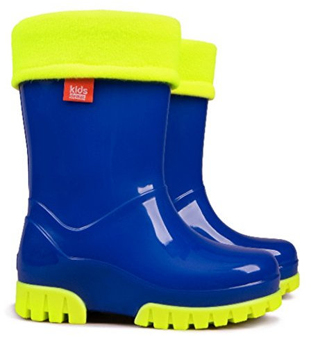 Demar Twister Children Wellington Boots 1.5/2.5 UK (Label 34/35) Blue