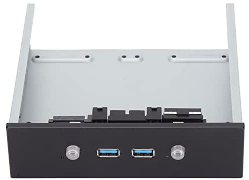 2 Ports USB 3.0 Front Panel Adapter Unabhängiger Schalter, SATA 15PIN Standard Power, für Multi Hard Disk Control, Multi System Switching, Optische Laufwerke, Lüfter, RGB Beleuchtungseffekte(PH7)