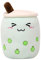 Herbests Bubble Tea Plüschtier,50CM Boba Kuscheltier Milchtee Teetasse Kissen Gefüllte Plüsch Spielzeug Obst Komfort PlüschKissen Weiches Schlafkissen Geburtstagsgeschenk für Kinder Erwachsene,Apfel