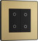 BG Electrical Evolve Double Dimmer Switch, 2-Way Push On/Off