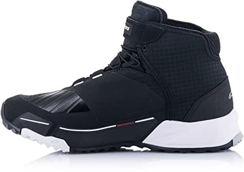Alpinestars CR-X Drystar Scarpe motociclistiche (Black/White,12.5 (46))