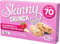 Skinny Crunch Frambuesa Clara y Chocolate Blanco 10 x 5 x 19g