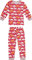 Schlafanzug Long John Retro für Mädchen, Organic Cotton