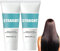 Protein Correcting Hair Straightening Cream, Keratin HaargläTtung, Hair Straightener Cream, GläTtungs, Silk & Gloss Seidige & GläNzende HaargläTtungs Anti-Frizzy 60ml (2Stück)