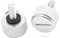 A ABSOPRO Motocicletta Sella Bullone Vite 6mm Filettatura Dia Argento Tono (Set di 2)