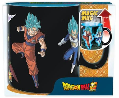 ABYSTYLE - DRAGON BALL SUPER Mug Heat Change 460ml Saiyans vs Black