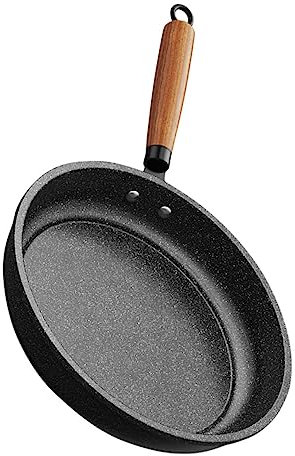 RORPOIR Küchenwaren Antihaft Küchen Pfannkuchenn Westlicher Speiseteller Chinesische Wok- Brat Induktionskochgeschirr Stein Kochtopf Induktionsherd Holz