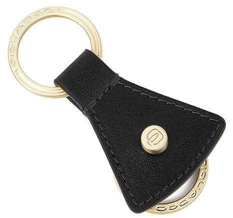 Piquadro Ray Two-Ring Keychain Nero