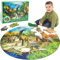Funblitz Dino Puzzle ab 3-8 Jahre für Jungen, Puzzle für Kinder 3-8 Jahre Dinosaurier Spielzeug Puzzle ab 3-8 Jahre Jungen Jigsaw Puzzle Rund Geschenk Jungen Mädchen 3-8 Jahre Bodenpuzzle