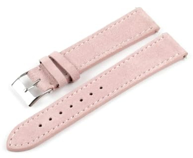 ROWCES Wildleder-Uhrenarmband, 18mm, 20mm, 22mm, Uhrenarmband, Edelstahl-Schnalle für Herren und Damen