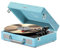 Revival 55 Stereo-Vinyl-Plattenspieler Retro Vintage-Design (hellblau)