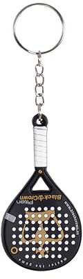 Black Crown Llavero – Color Negro y Dorado – Llavero Personalizado con Diseño de la Pala Piton, Accesorio Ideal para Fanáticos de la Marca, 7cm x 4cm
