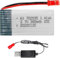 ERYNK Batería de 3,7 V 380 mAh 702035 25C RC Avión para RC Quadcopter, Hubsan X4 H107,H107C,H107L, X11 X11C,HS170 HS170C F180C HS170G TOZO Q2020 E016H E016F Batería de drones con Conector JST y USB