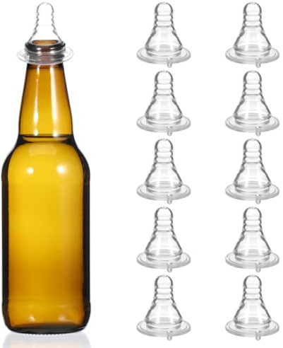 DECHOUS 10stücke Bierflaschennippel-aufsätze Trinknippel Für Erwachsene Getränkeverschluss Für Flaschen Aus Lebensmittelechtem Für Bier Und Wasser