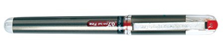 Pentel Grip DX Hybrid-Gel-Stift, 0,7 mm Spitze, mit ultraglatter Pigmenttinte, mit klobigem Korpus rot