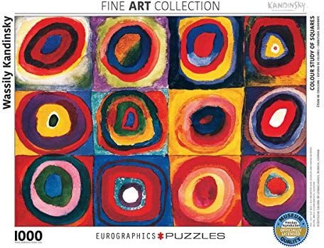 Eurographics Puzzle 1000 Pc - Color Study of Squares / Wassily Kandinsky (EG60001323)