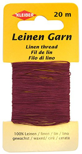 Kleiber 11.8 x 6.2 x 0.4 cm Fil de Lin, Bordeaux