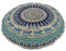 Große Runde Boden Kissen, Mandala Throw Kissenbezüge 32 , dekorative Hocker Osmanischen, indischen Outdoor Kissenbezug, Boho Pom Pom Kissen Shams