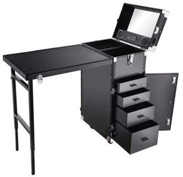TRAVEL Professioneller Beauty Trolley Make-up Koffer