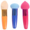 Frcolor Lot de 3 pinceaux de maquillage pour femme - Fond de teint - Éponge - Pinceau anti-cernes