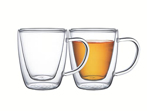 Tramontina Double Walled Cappuccino Glasses Pack of 2
