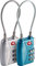 Go Travel Combi Ultra Strong Combination Cable TSA Lock™ - Twin Pack (Ref 360)