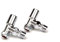 Greened House ZZ-4012-A Milano Angled Chrome Towel Rail/Radiator Valve Set