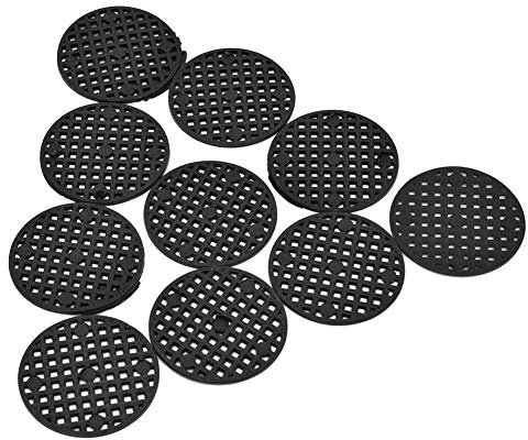 Wifehelper 10 Stücke Gartenarbeit Blumentopf Loch Mesh Matte Pad Pflanze Potting Bonsai Bottom Grid Mat(4.5cm)