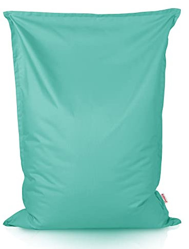 Italpouf Sitzsack XL Riesensitzsack, Sitzkissen, Indoor & Outdoor, Sitzsack Sessel für Kinder, EPS Perlen Füllung, Abnehmbarer Bezug, Waschmaschinenreinigung, Wasserdicht, Türkis