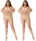 MANZI Damen Strumpfhose 2 or 4 Paar Plus Größen XL-4XL(44-62),2 Paar Hautfarben,20 Denier XL