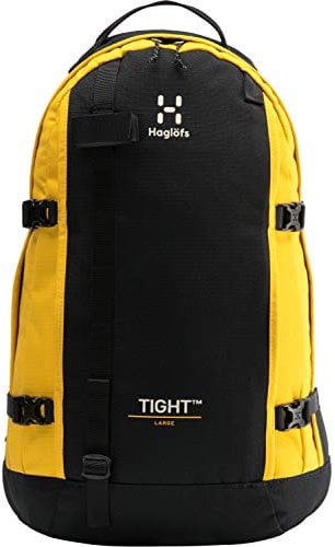 Haglöfs 338150_4MA Tight Large Sports backpack Unisex Adult True Black/Pumpkin Yellow Größe 1-SIZE