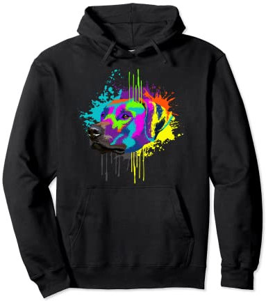 Splash Art Rhodesian Ridgeback Geschenkidee Hunde Pullover Hoodie