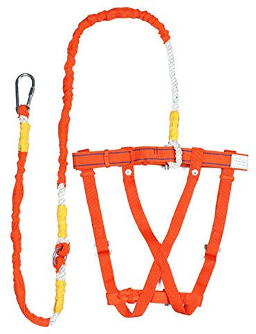 heresell Fallschutz Auffanggurt Absturzsicherung Vollkörper Auffanggurt Sicherheitsgurt Mit Haken, Mehrzweck Ganzkörper Taille Hüfte Schutz Gürtel Für Outdoor Baumklettern Rettung ()