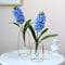 RTWAY Artificial Hyacinth Flowers, 2 Pcs Fake Plastic Hyacinth Bouquet, Realistic Plants for Indoor Outdoor DIY Home Garden Corridor Table Arrangements